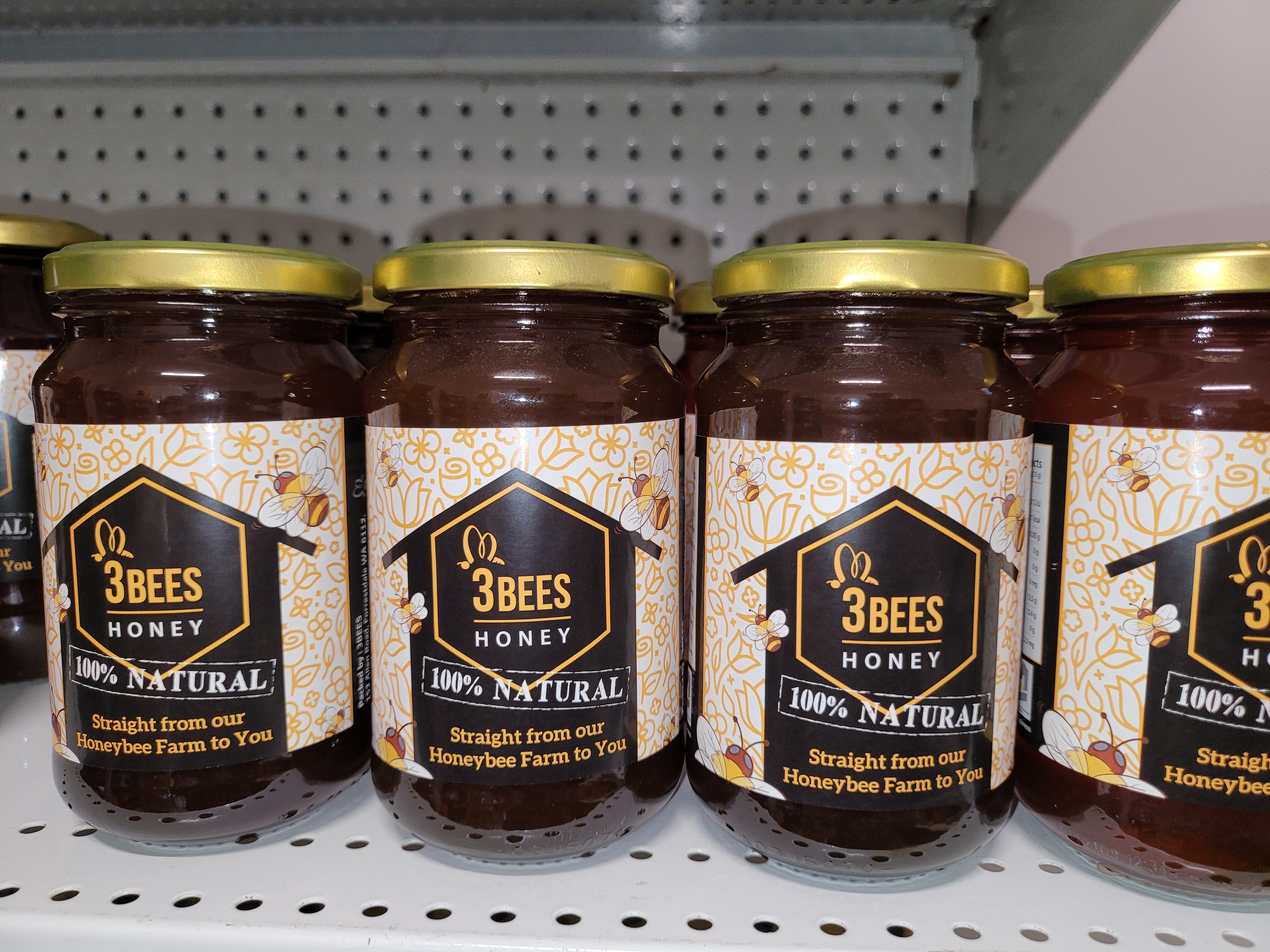 3Bees Honey Jarrah TA 35+