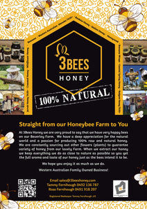 3Bees Honey Wildflower Honey