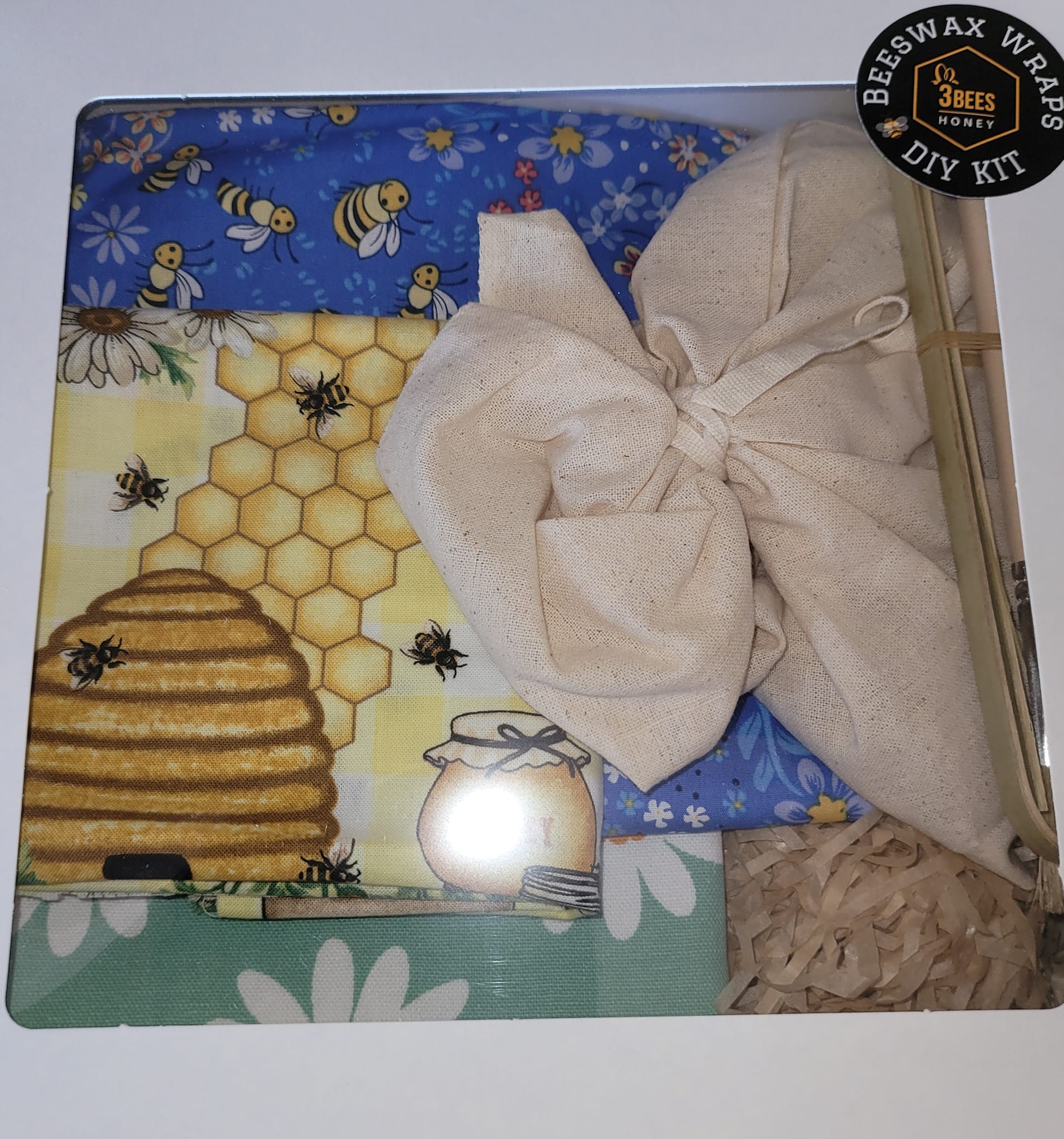 3Bees Honey Beeswax Wraps DIY Pack