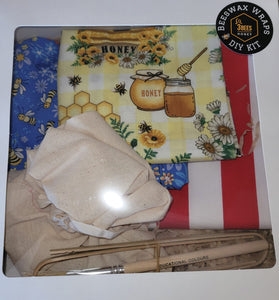 3Bees Honey Beeswax Wraps DIY Pack